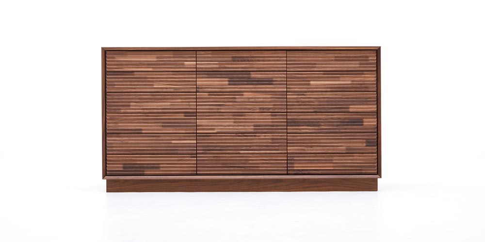 カリモク家具 サイドボード「デセール Q301KK」ウォールナット材XRG色 