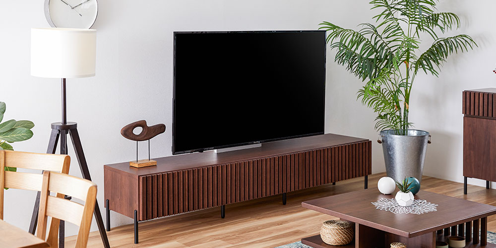 テレビボード「ルーク」ウォールナット色（WN）全4サイズ | 大塚家具 