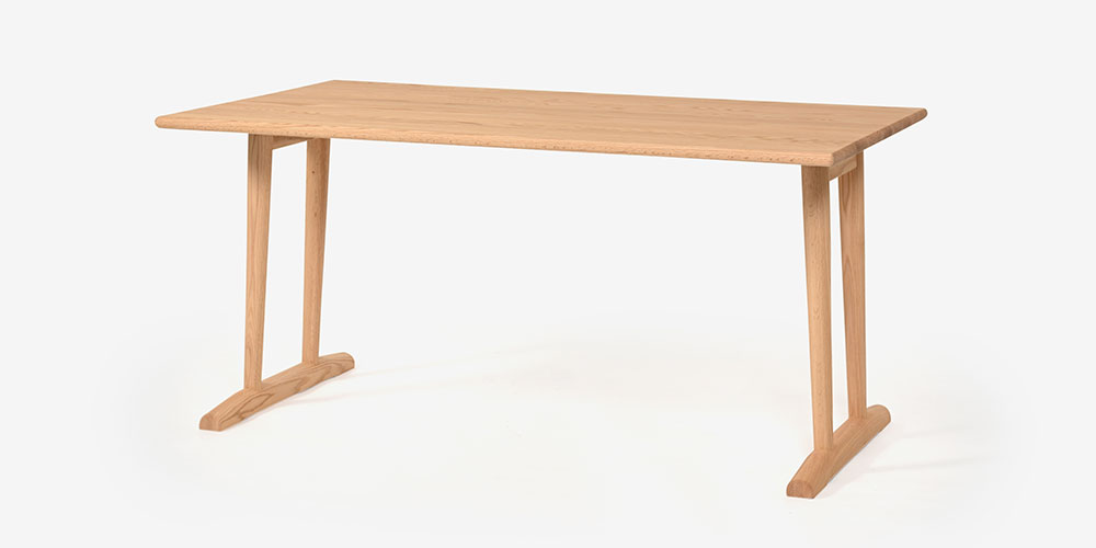 ダイニングテーブル「フィルプラス」長方形2本脚タイプのメイン画像