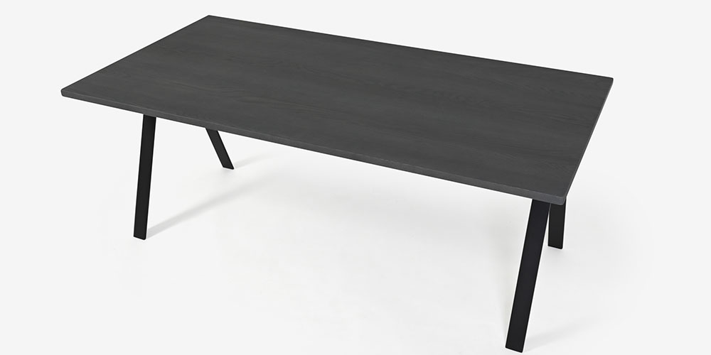 ダイニングテーブル「フィルプラス」長方形スチールA脚タイプのメイン画像