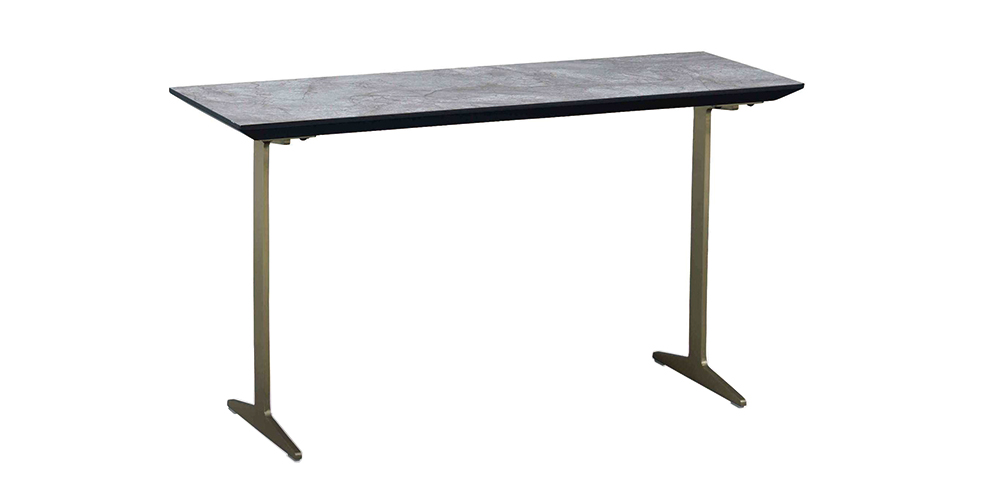 サイドテーブル「イタレーヌ ブリッジ」幅820 プレシャスGY色