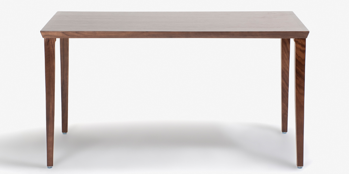 秋田木工 ダイニングテーブル「N-T005」ウォールナット材 幅135cm 