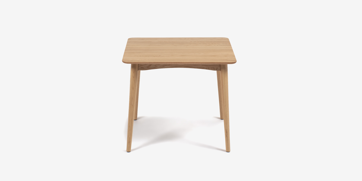 ダイニングテーブル｢シネマ3｣ 正方形 85cmX85cm レッドオーク材 ホワイトオーク色 | 大塚家具 オンラインショップ