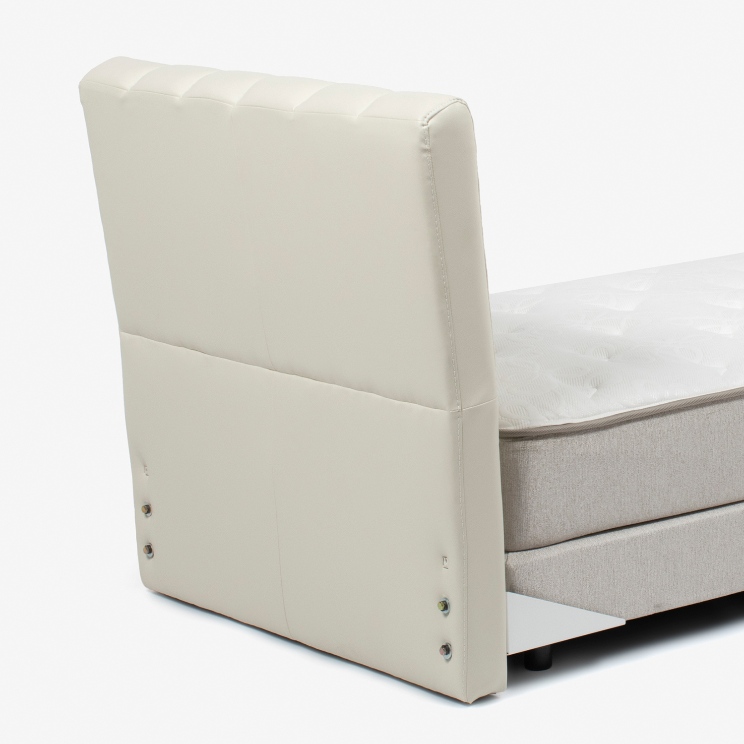 ヘッドボード 「L/S 304（エルエス304）」シングルサイズ 半革ホワイト色  #E3600