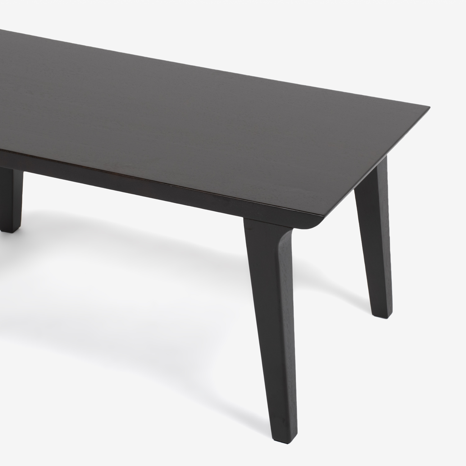 センターテーブル「ハイヒール」オーク材 ダークブラウン色　全2サイズ